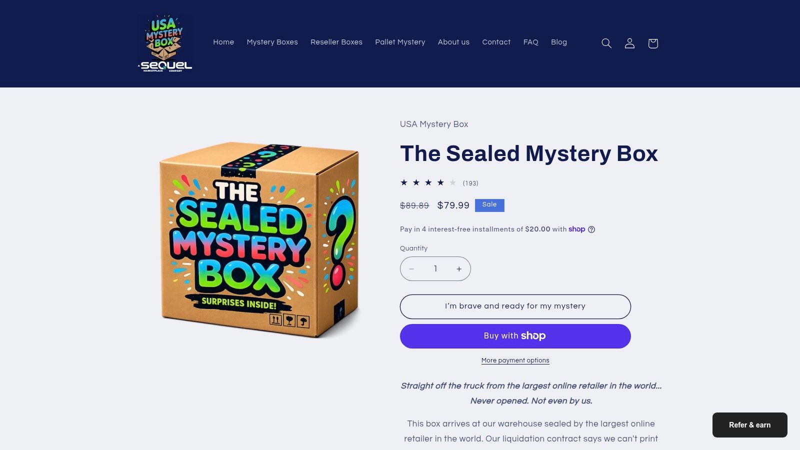 USA Mystery Box
