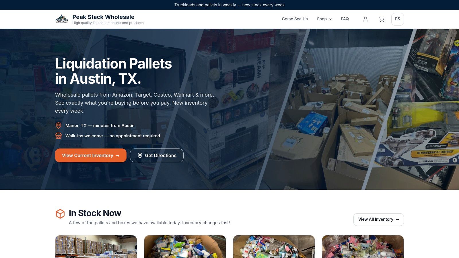 Peak Stack Wholesale