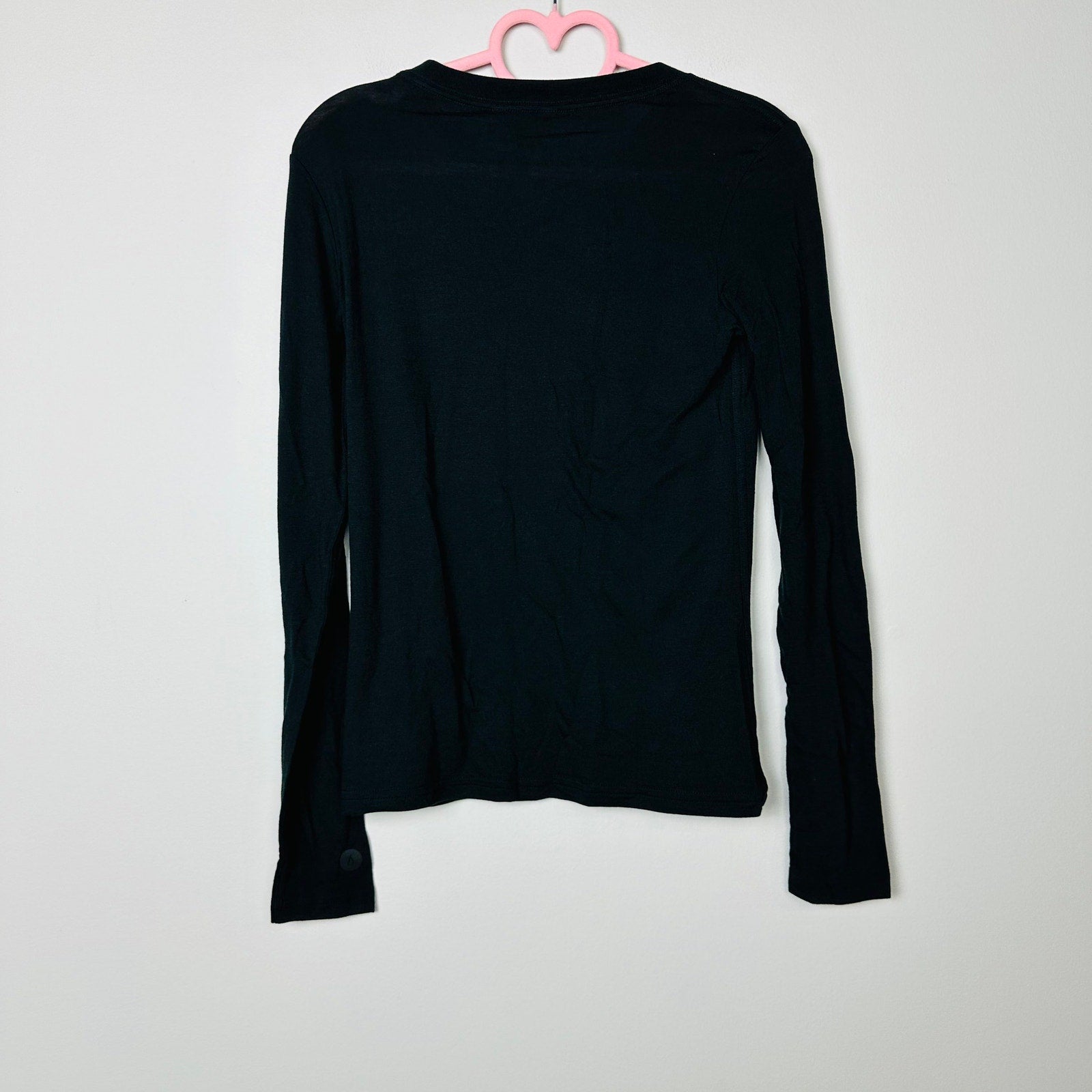 Allbirds NWT Sea Long Sleeve Tee Crew Neck Black Tee Size XS