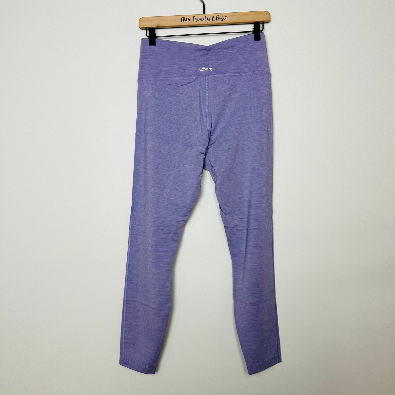 Allbirds NWT Purple Hush Natural Flow Leggings Athletic Pants Size Large