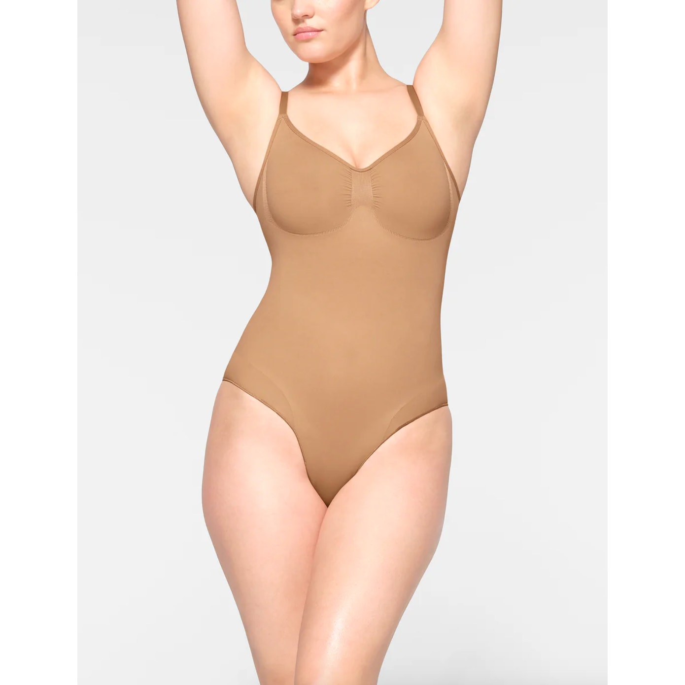 Skims NWOT Everyday Seamless Sculpting Brief Bodysuit in Ochre Size S/M