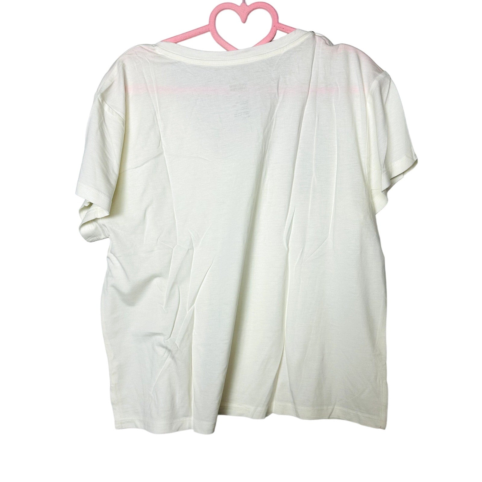 Girlfriend Collective NWT Unisex V-neck T-Shirt Top White Size M