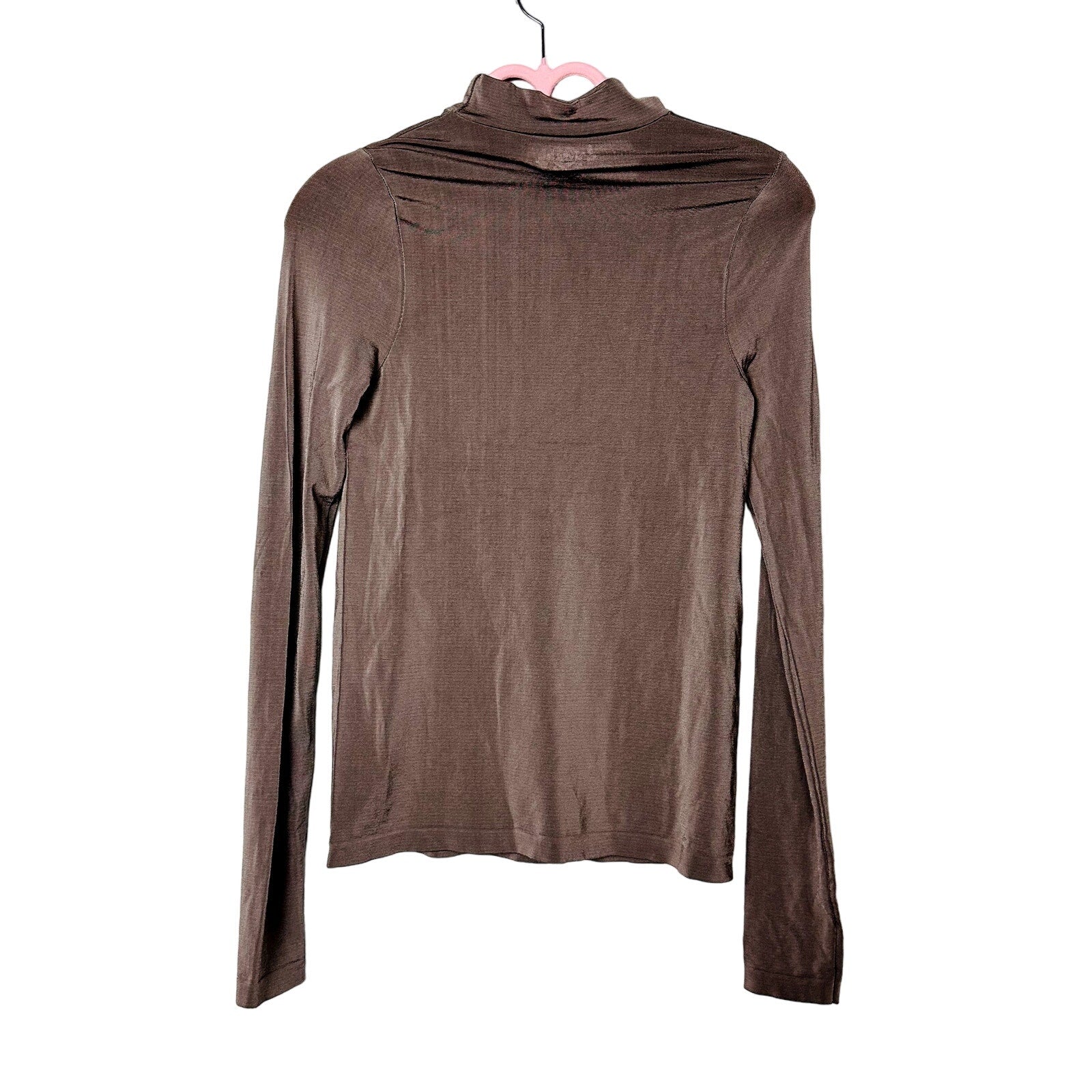 Free People Intimately NWOT Brown Turtleneck Pullover Long Sleeve Top Size M/L