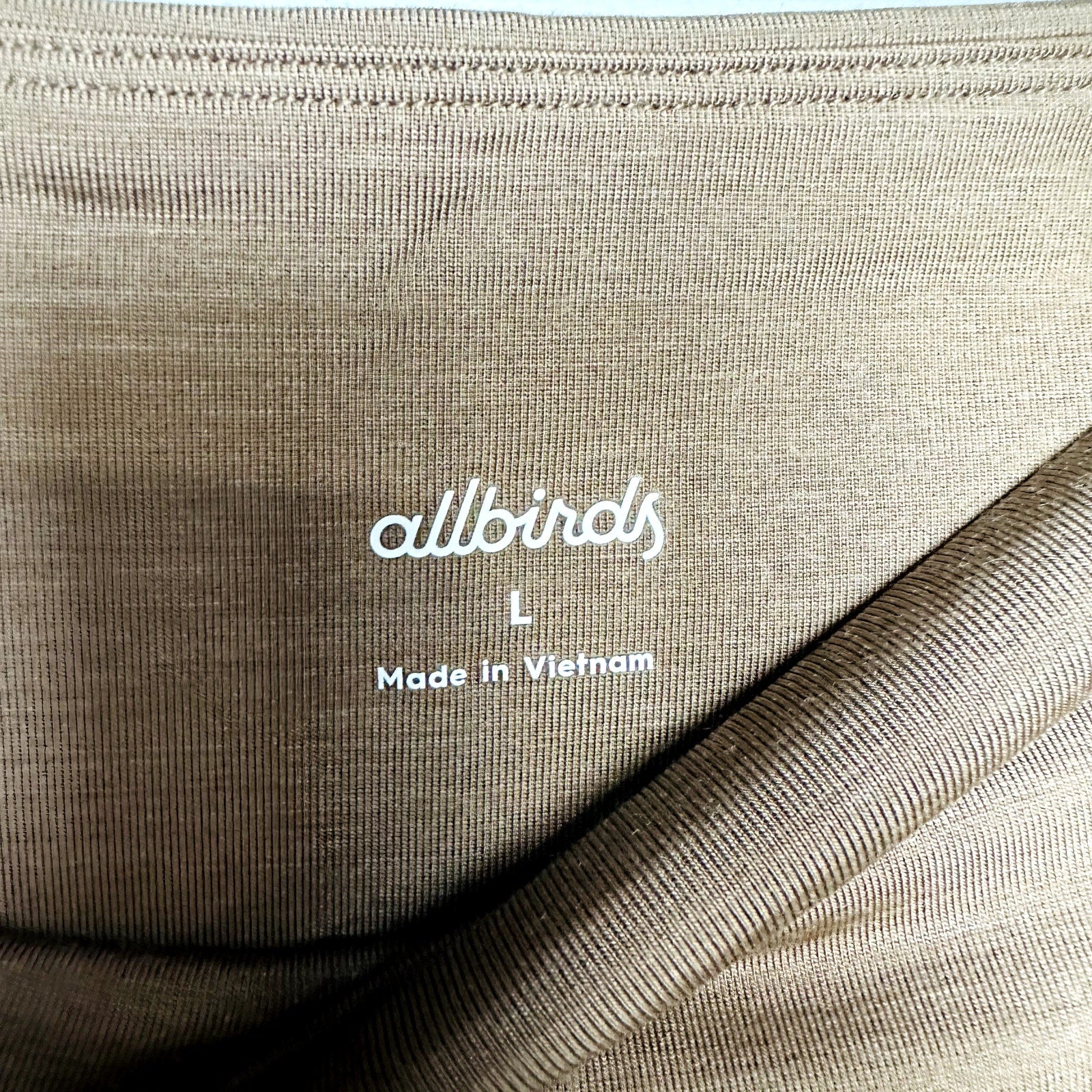 Allbirds NWT Hazy Cocoa Natural Flow Stretch Leggings Size Large