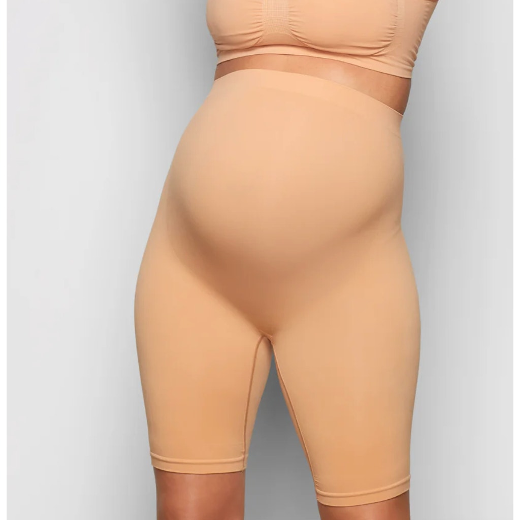 Skims NWOT Ochre Maternity Sculpting Mid Thigh Shapewear Size S/M