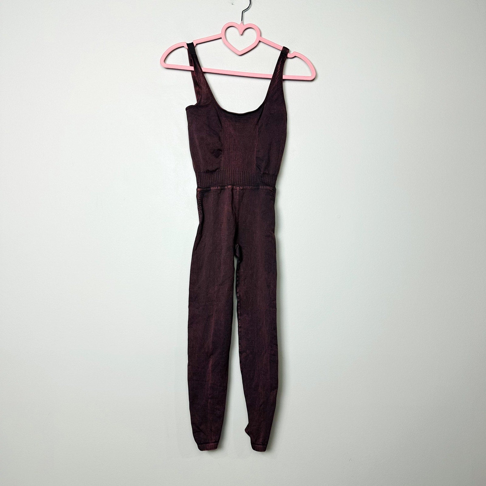 Free People NWOT Movement Good Karma Jumpsuit in Nutmeg Pink Size XS/S