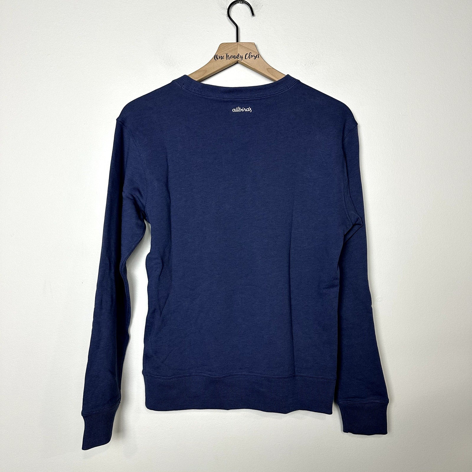 Allbirds NWT Hazy Indigo R&R Crew Neck Pullover Sweatshirt Size Small