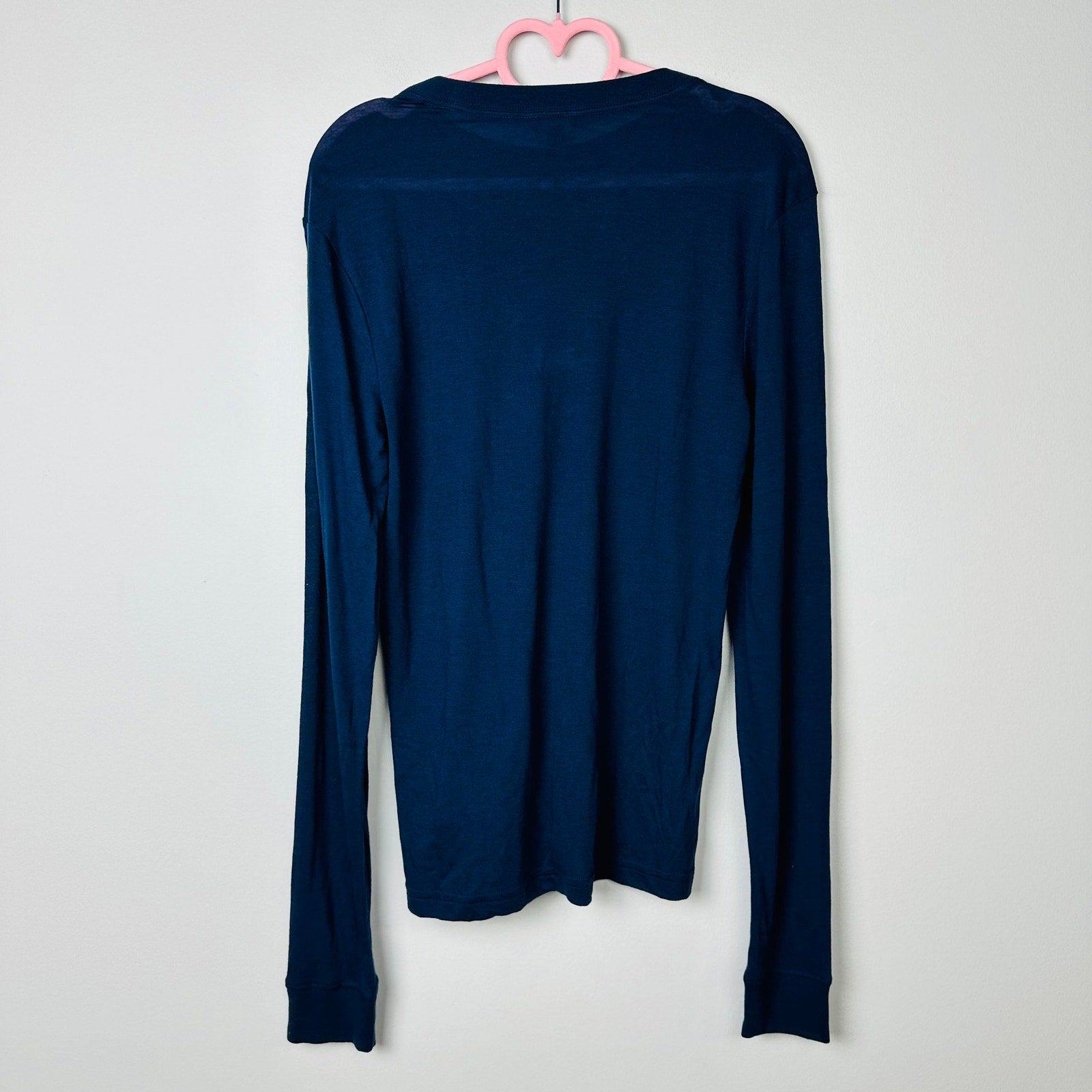 Allbirds NWT True Navy Sea Long Sleeve Crew Neck Tee Size X-Small