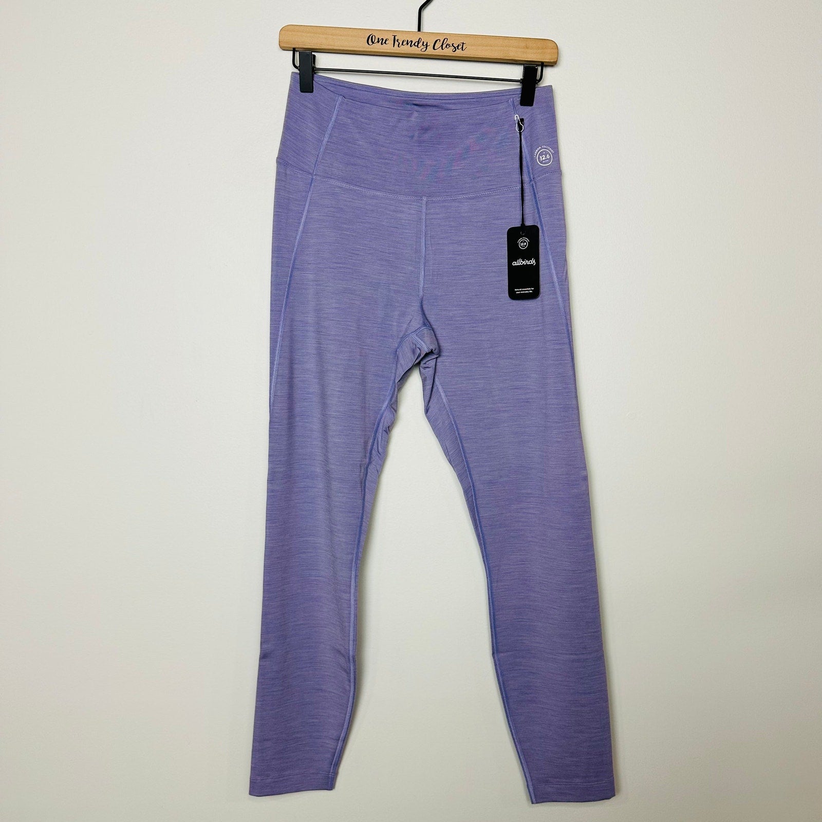 Allbirds NWT Purple Hush Natural Flow Leggings Athletic Pants Size Large