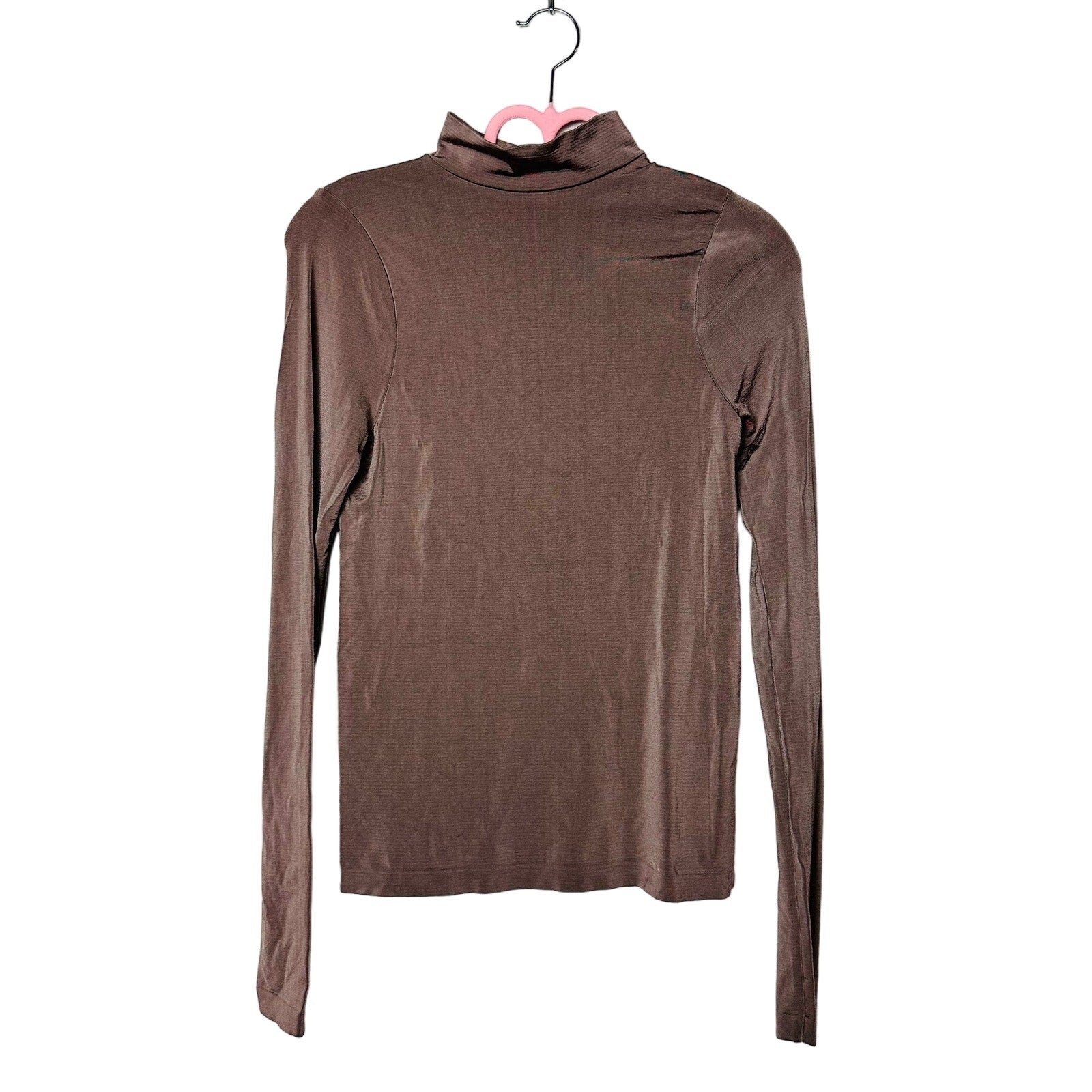 Free People Intimately NWOT Brown Turtleneck Pullover Long Sleeve Top Size M/L