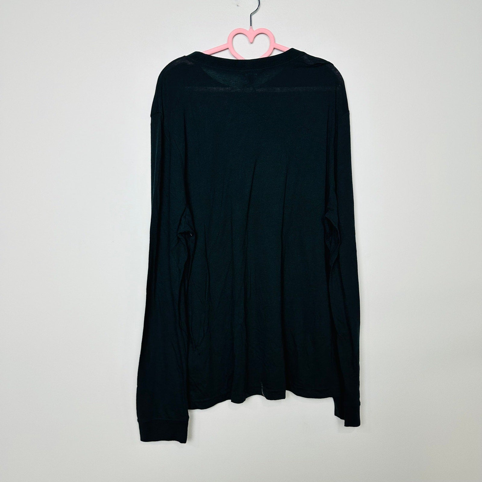 Allbirds NWT Natural Black Sea Long Sleeve Pullover Crew Neck Tee Size X-Large