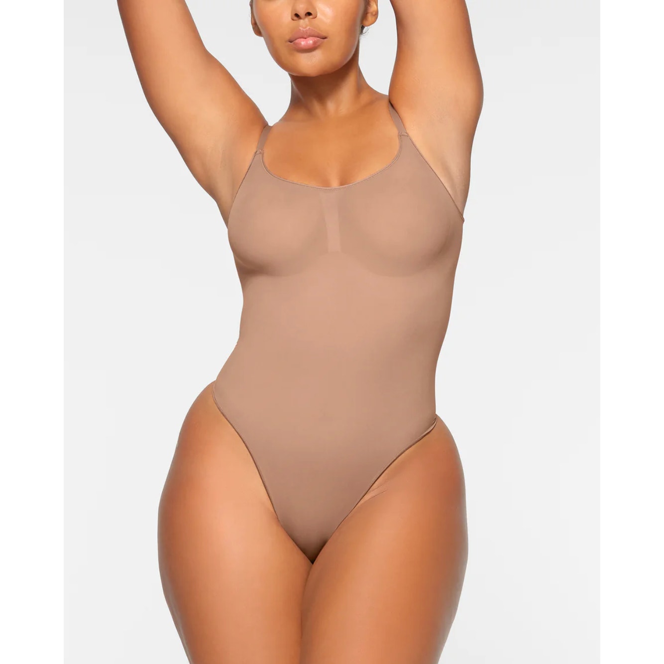 Skims NWOT Seamless Sculpt Thong Bodysuit Adjustable Strap Size L/XL