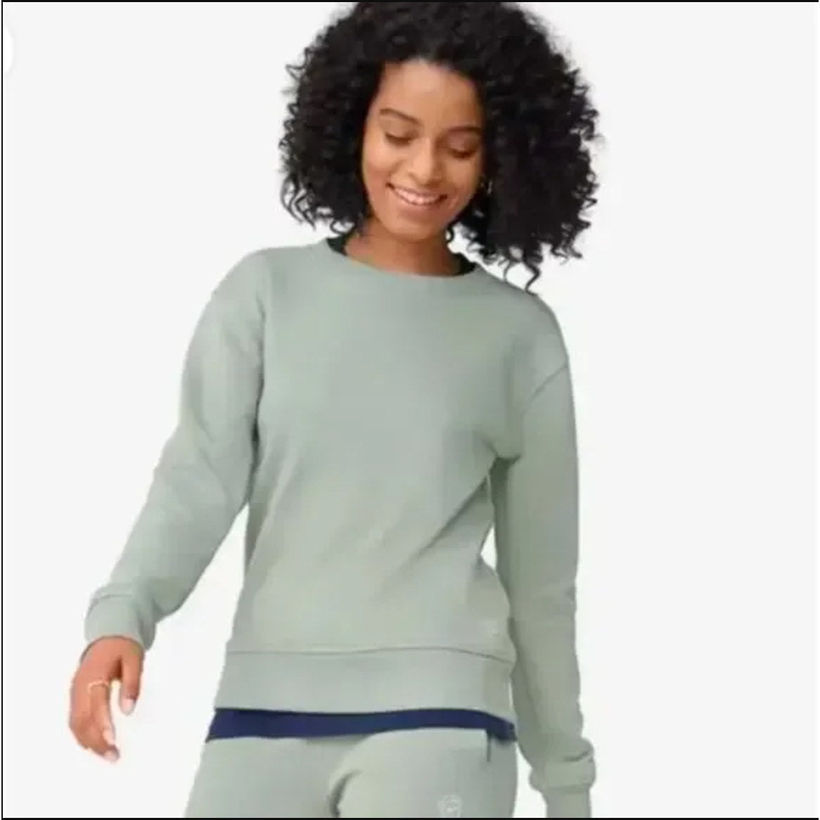 Allbirds Top NWT R&R Hazy Pine Pullover Crew Neck Sweatshirt Size Small