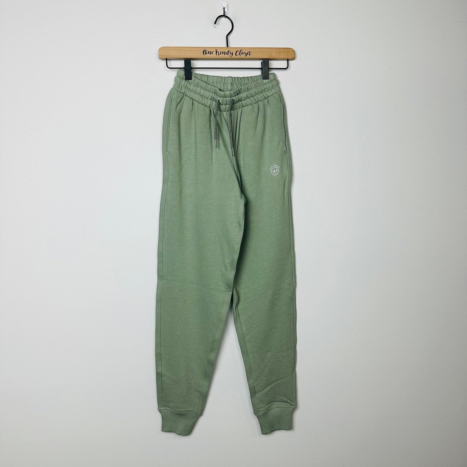 Allbirds NWT R&R Hazy Pine Green Sweatpants Jogger Pants Size X-Small