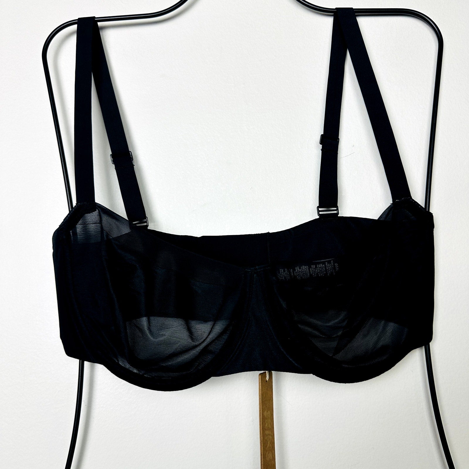 Skims NWT Onyx No Show Molded Unlined Balconette Strapless Bra Size 36DD