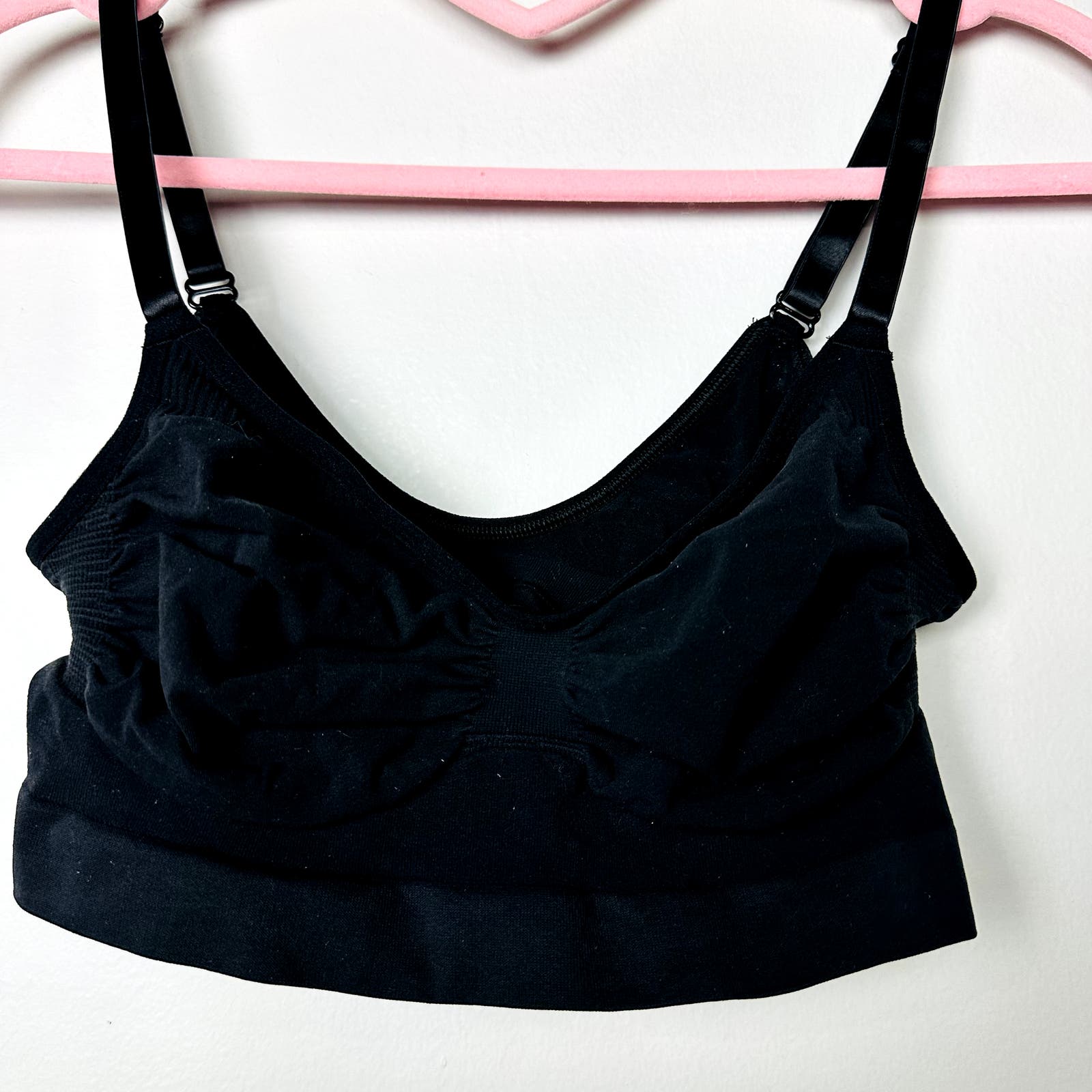 Skims NWOT Seamless Sculpt Bralette Black Size 2XL/3XL