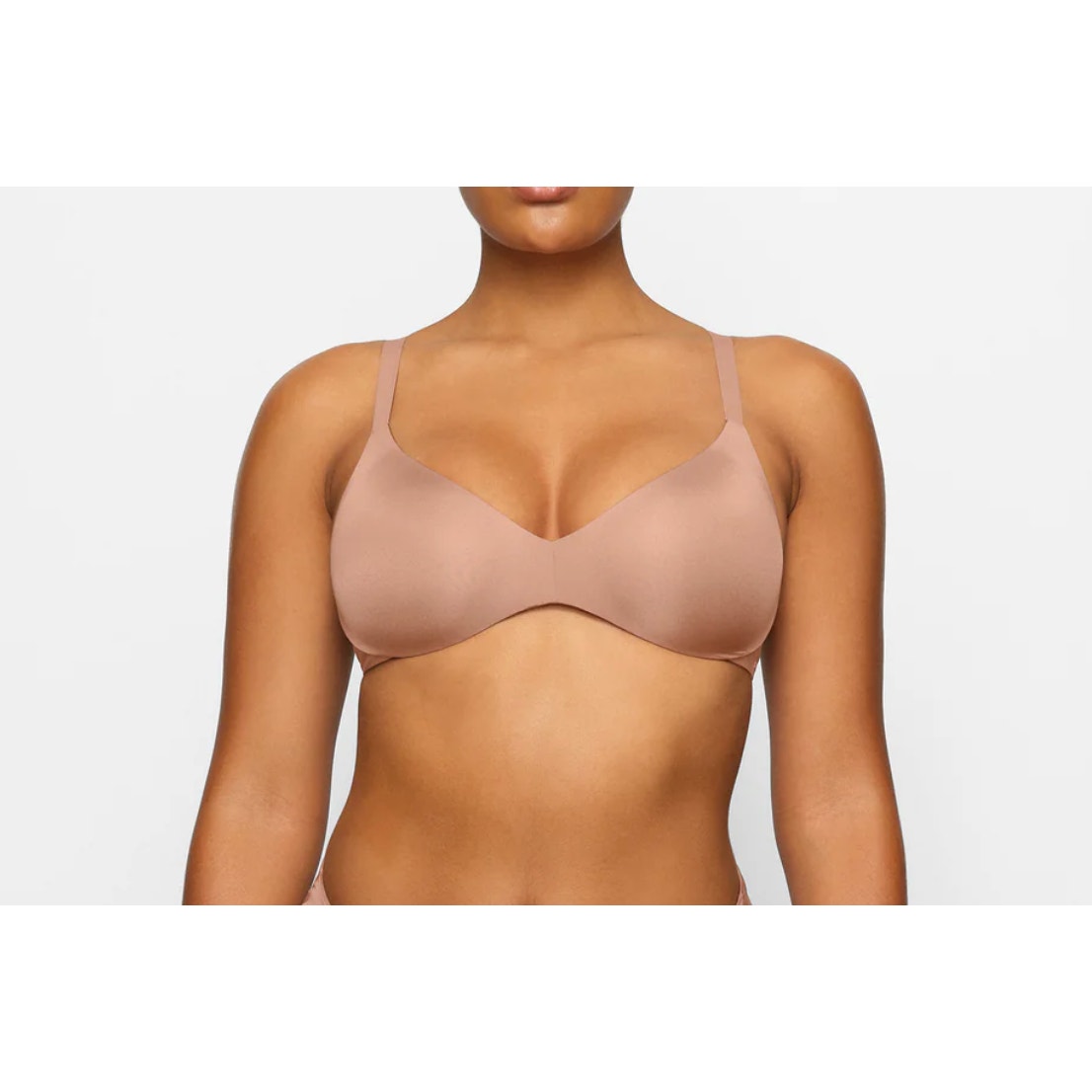 Skims NWT Sienna Wireless Padded Push Up Bra Size 36B