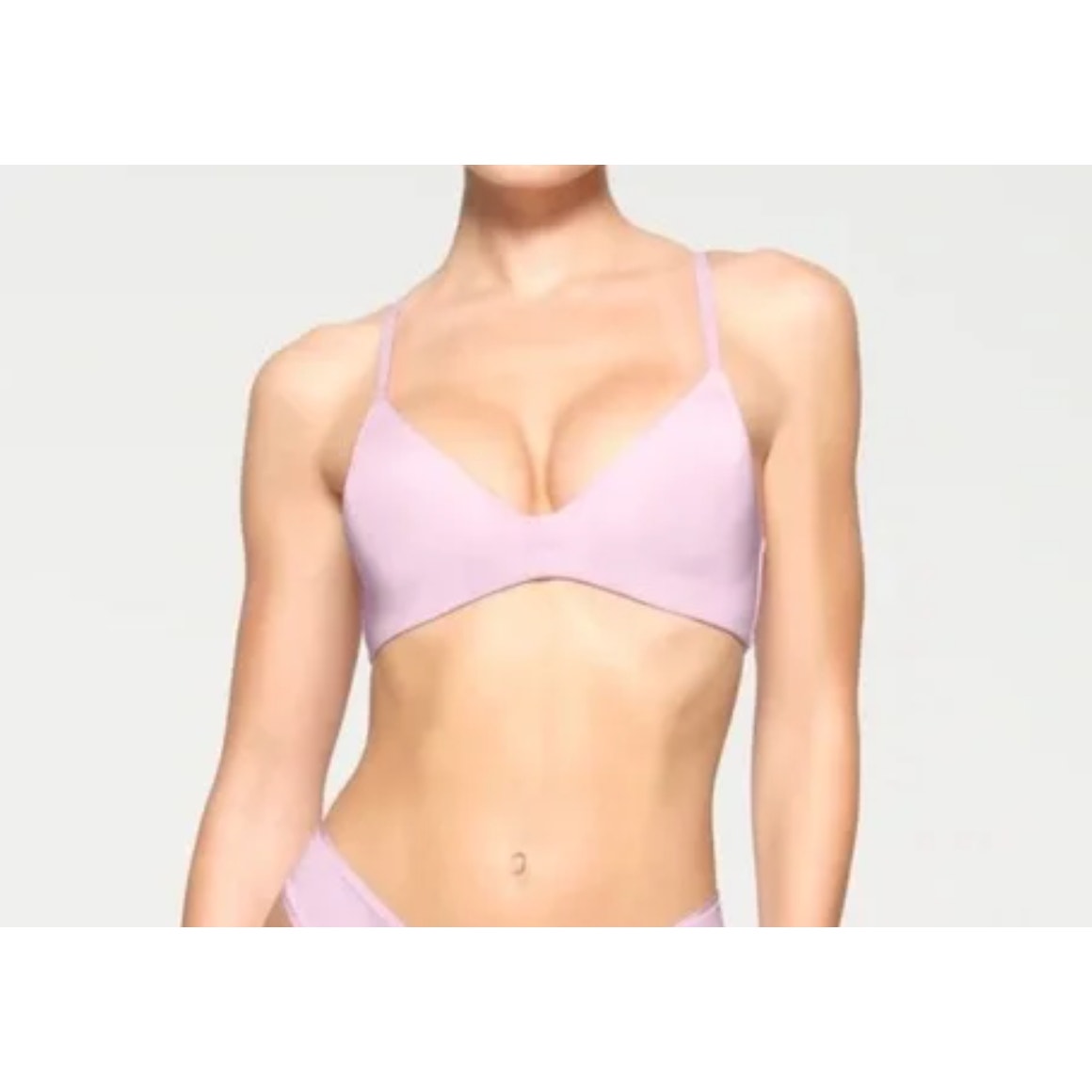 Skims NWT Baby Pink Body Lightly Lined Seamless Bra 36DD