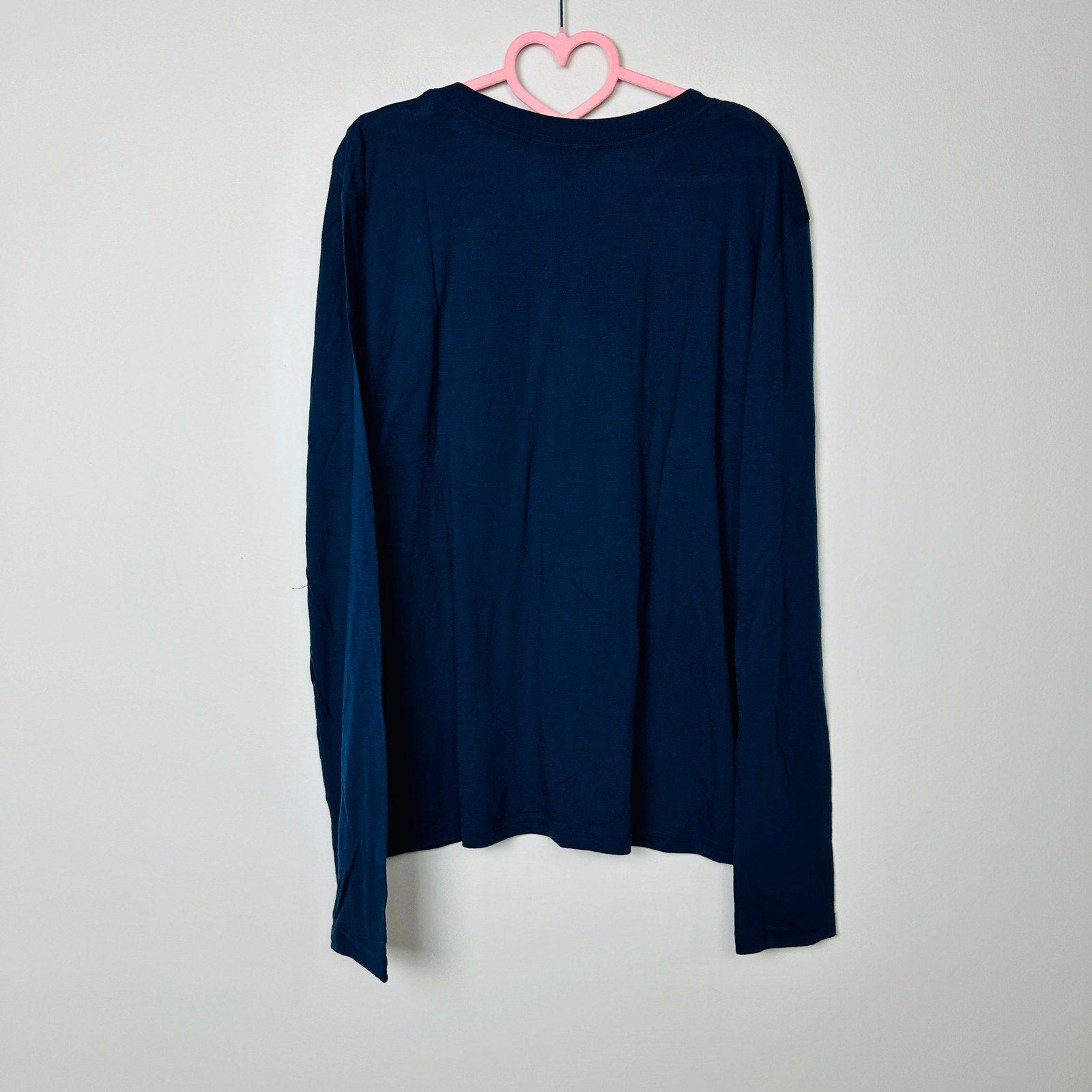 Allbirds NWT Blue Sea Long Sleeve Pullover Crew Neck T-Shirt Size 2XL