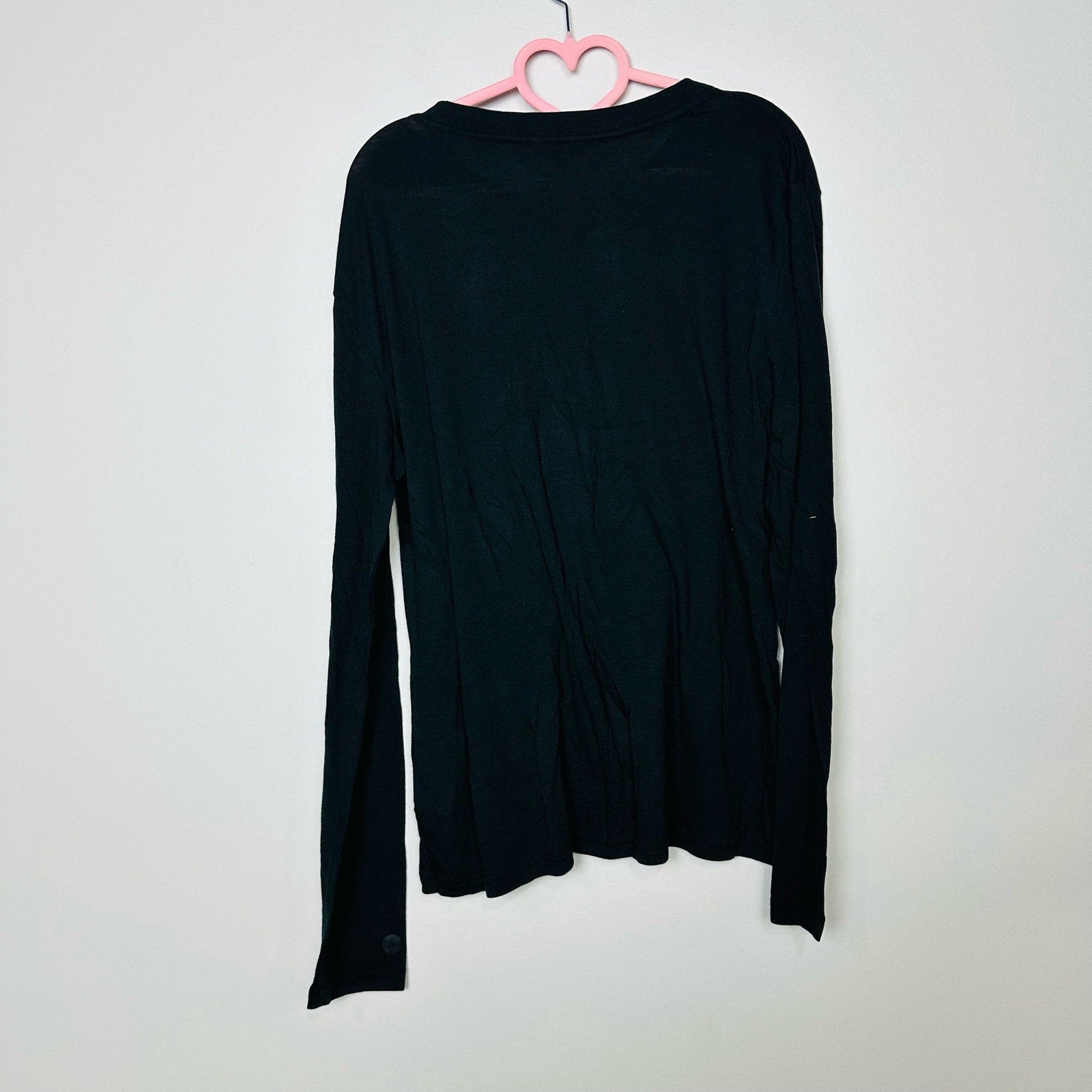 Allbirds NWT Black Sea Long Sleeve Crew Neck Tee Size 2XL