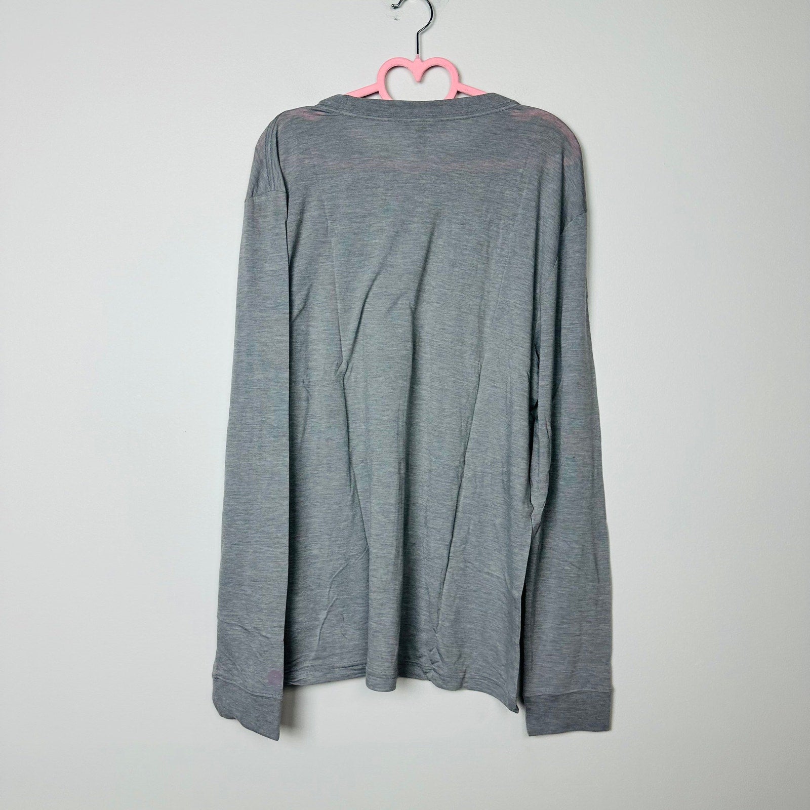 Allbirds Top NWT Sea Long Sleeve Pullover Crew Neck Gray Tee Large