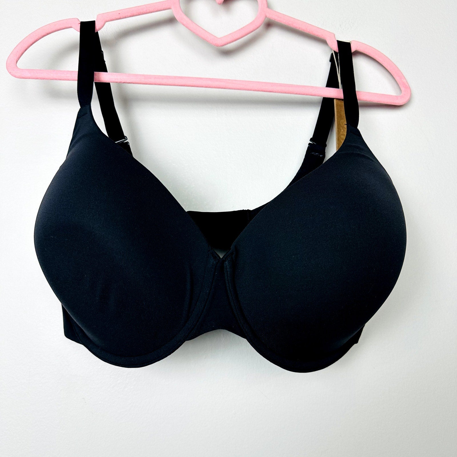 Skims NWT Seamless Onyx Fits Everybody T-Shirt Demi Bra 36DDD