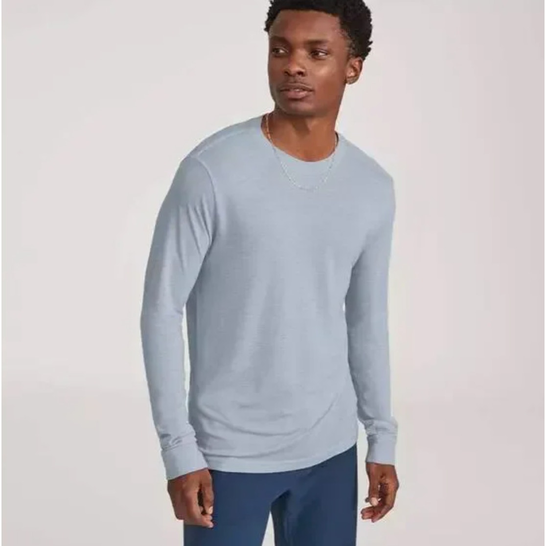 Allbirds NWT Juniper The Trinoxo Long Sleeve Crew Neck Pullover Tee Size X-Small