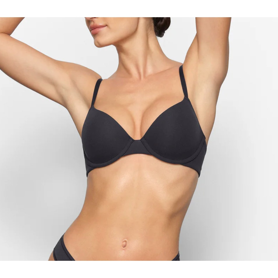 Skims NWT Onyx Fits Everybody T-shirt Demi Bra Size 42C