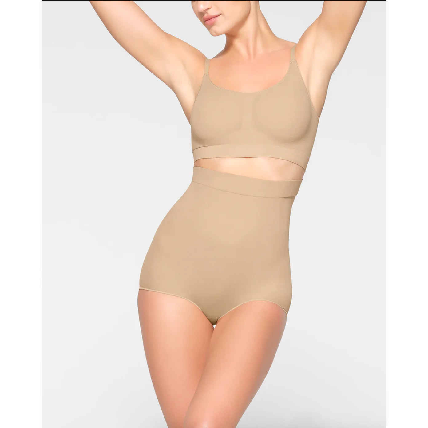 Skims NWT Clay Everyday Sculpt High Waist Brief Shapewear Size XS