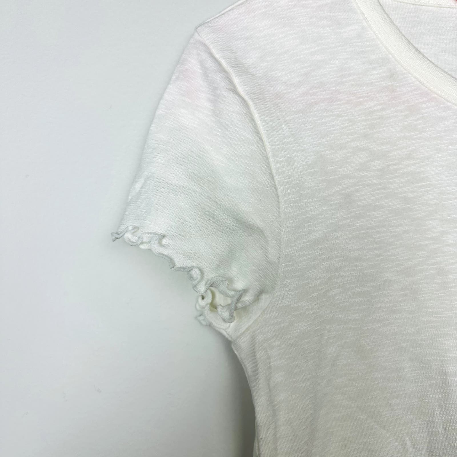 Madewell NWT White Crew Neck Short Sleeve Baby Tee