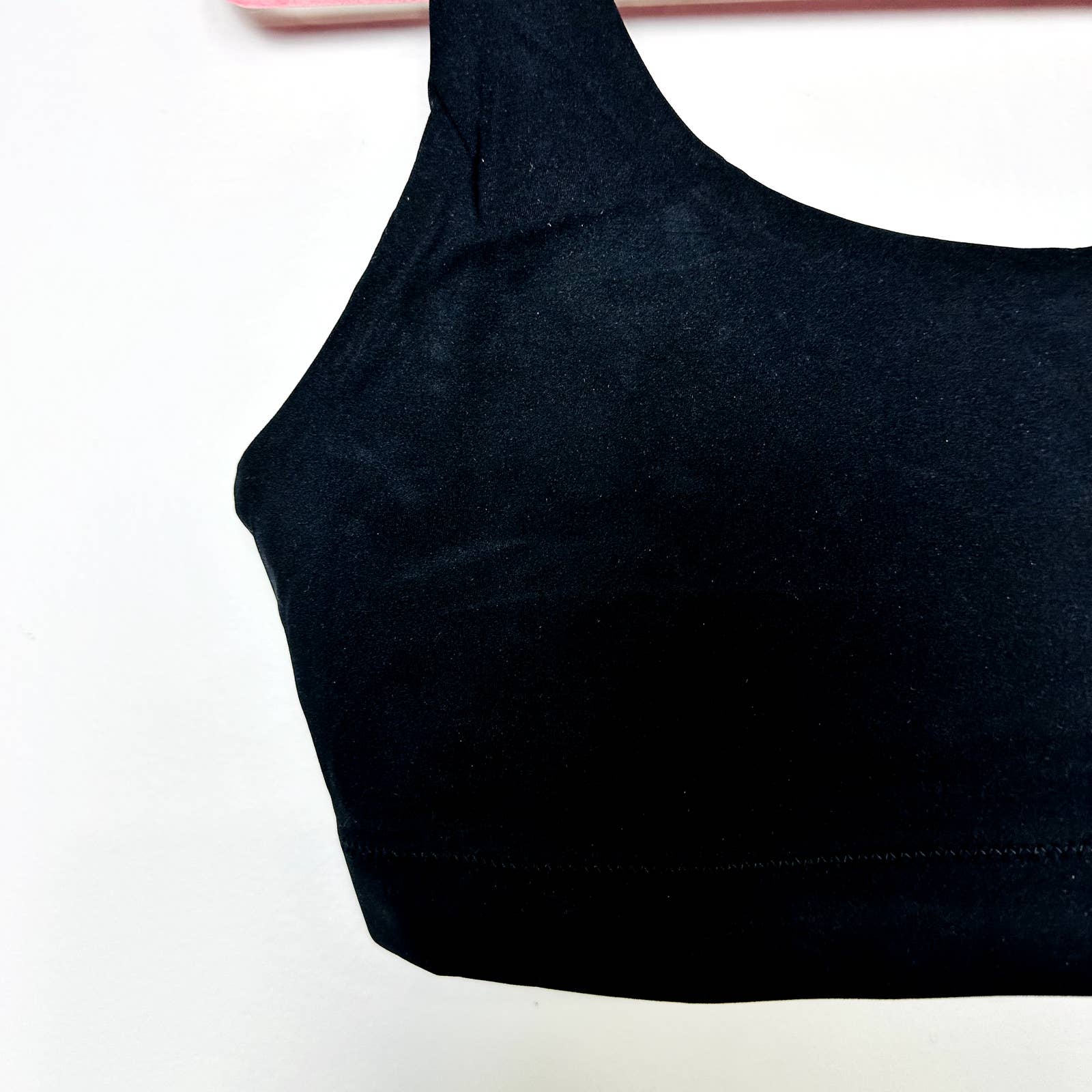 Everlane NWT The Perform Cropped Bra Workout Yoga Sports Bra Black Size Medium