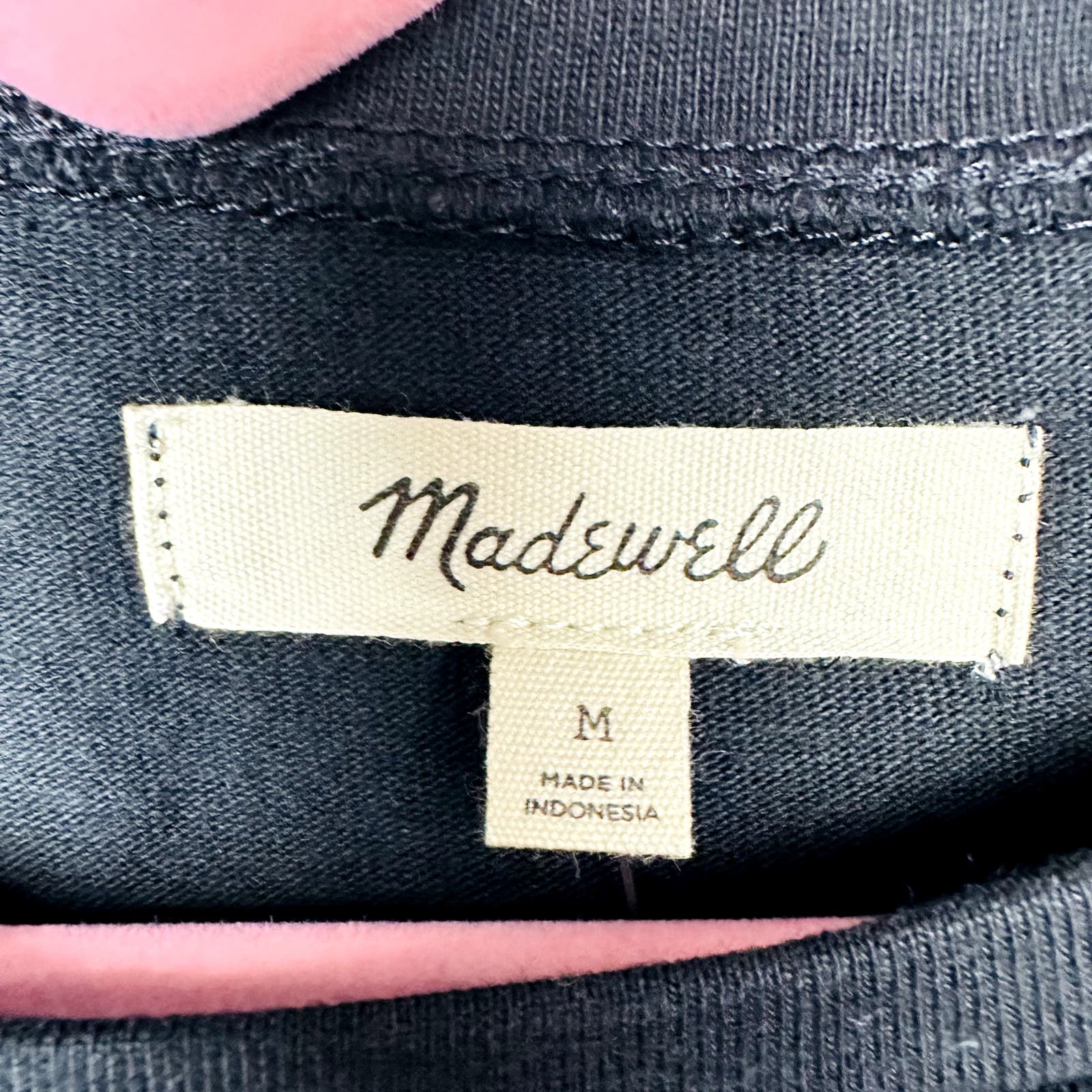 Madewell NWT Black Heavyweight Jersey Crewneck Tee Medium